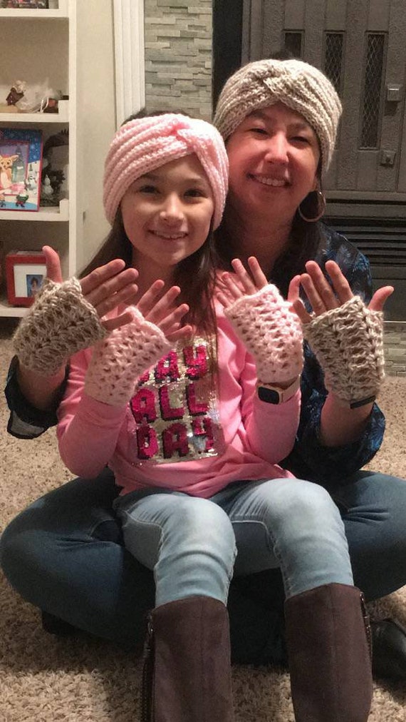 Mommy and Me ear warmers