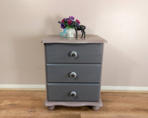 Bedside Table Small Chest Of Drawers Bedside Cabinet Etsy