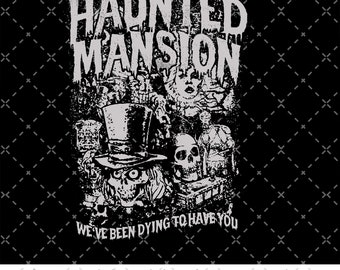 90s Vintage Haunted Mansion Shirt, The Haunted Mansion Shirt, Disneyland Halloween Tee, Stretching Room Shirt, Hatbox Ghost Shirt