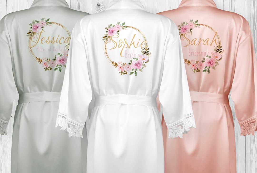 Personalised Bridesmaid Robes, Bridal Party Robes, Bridesmaid Proposal