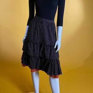 60s Mary Quant-style orange dress, girls vintage 4 5 years, drop 