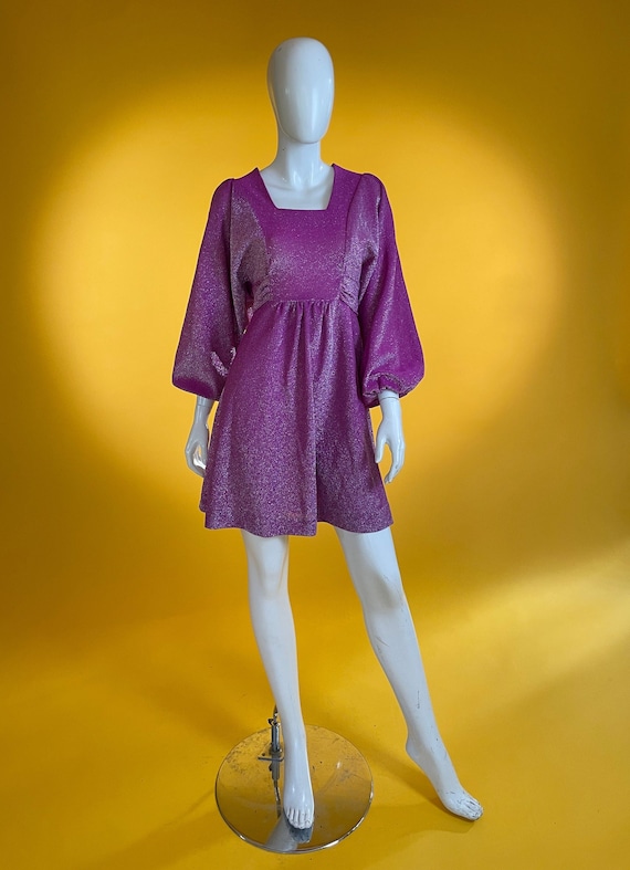 womens gold glitter dress Shine Bright Rose Gold Sequin Dress main image 1