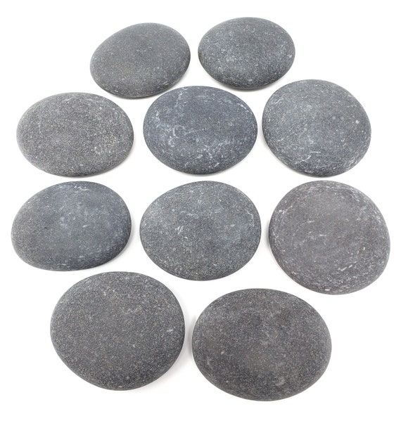 Flat Beach Rocks for Painting, Drilled Plain Craft Rocks With Holes, Art  Craft Stones, Set of 10, STONE PENDANTS, 1 1/2 Inches, 35-38 Mm 