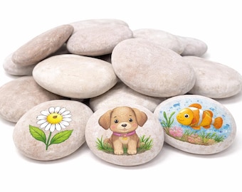 Rocks for Painting 20 Painting Rocks Perfect For Rock Painting About 2 Inches in Length