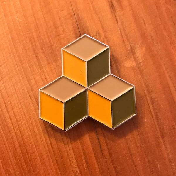 M. C. Escher soft enamel lapel pin