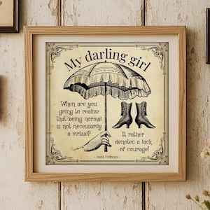 Practical Magic Art Print | Aunt Frances Quote, Witch Cottage Decor (Digital Download)