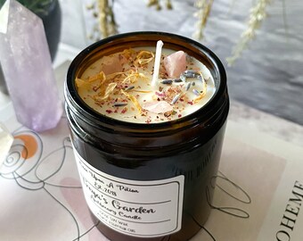 Love Spell Candle | Freya’s Garden Soy Wax Candle |  Witchcraft  Candle