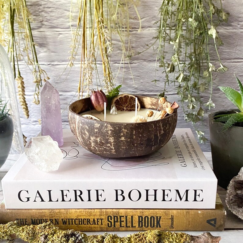 Witch's Altar Candle Meditation and Inner Peace Soy Wax Candle