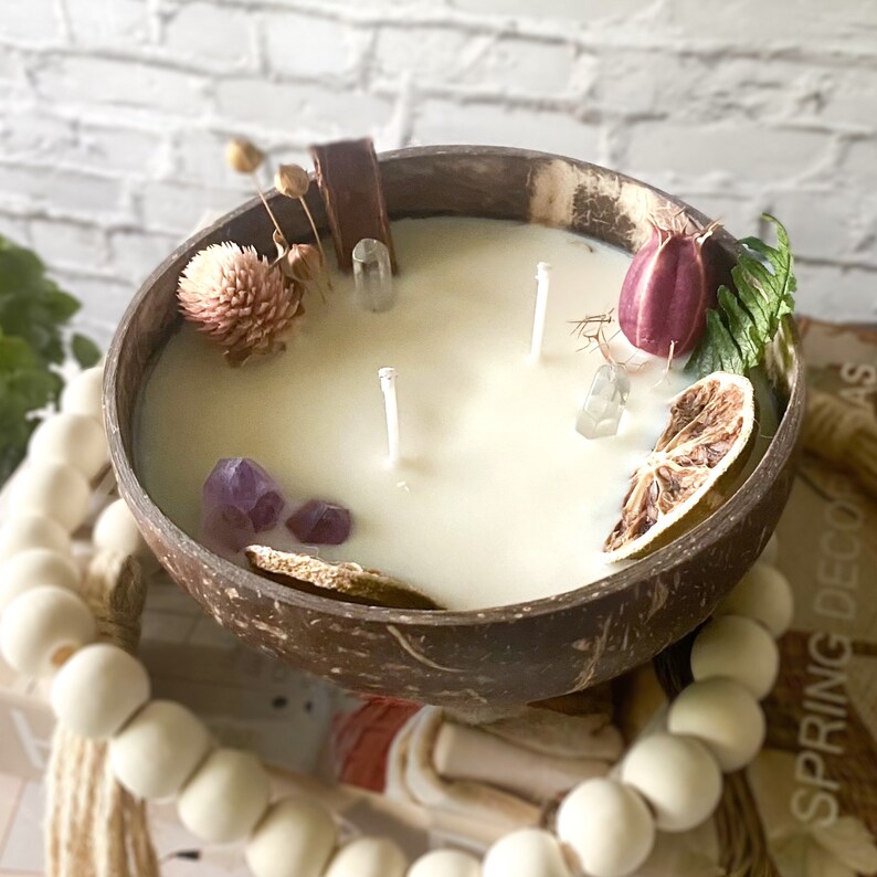 Witch's Altar Candle Meditation and Inner Peace Soy Wax Candle