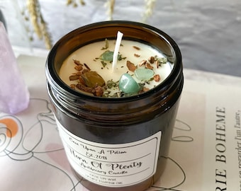 Success & Abundance Spell Candle | Horn Of Plenty Soy Wax Candle |  Money Magic Witchcraft  Candle