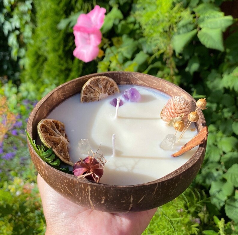 Witch's Altar Candle Meditation and Inner Peace Soy Wax Candle