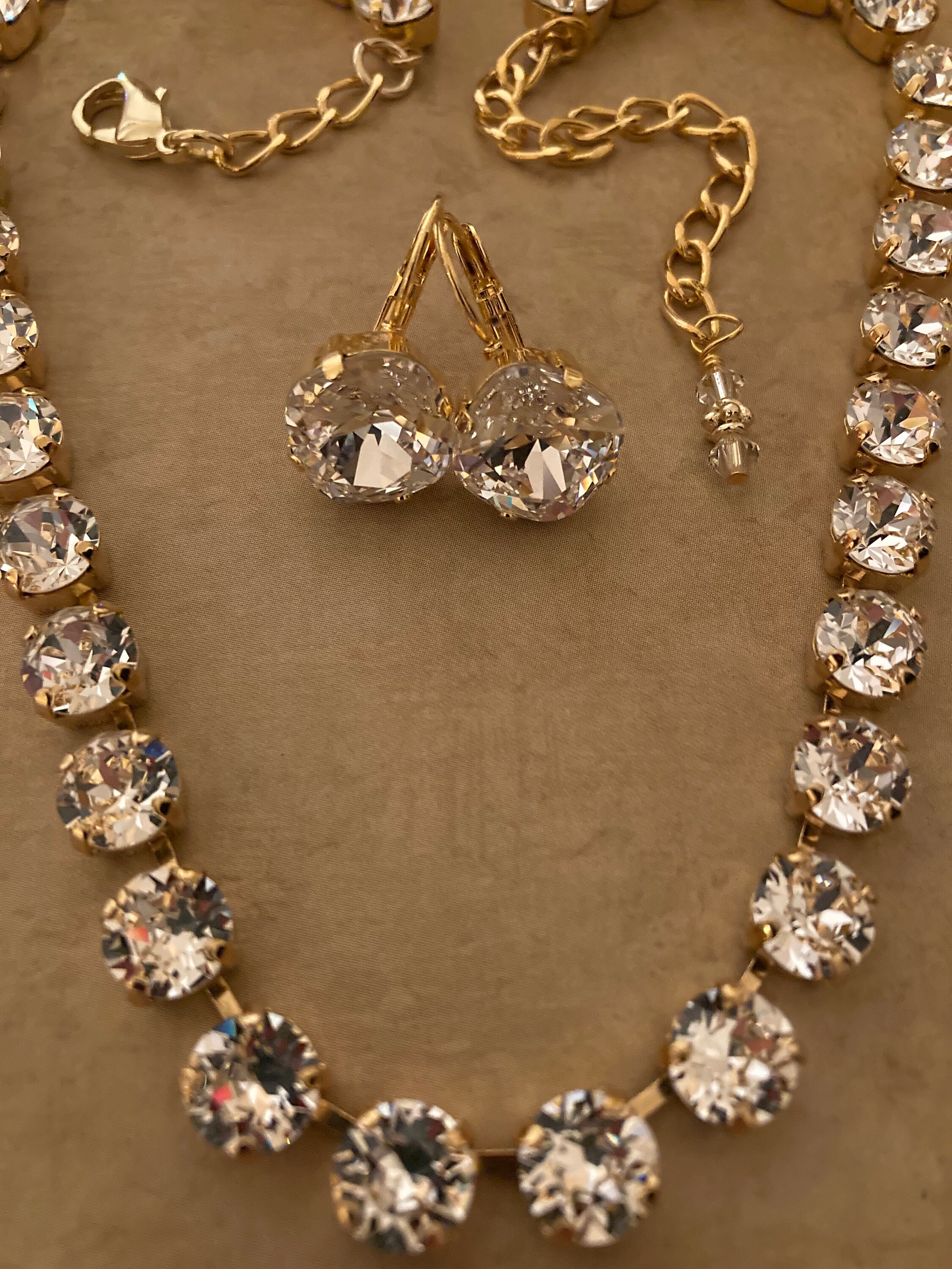 Swarovski tennis necklace - Etsy 日本