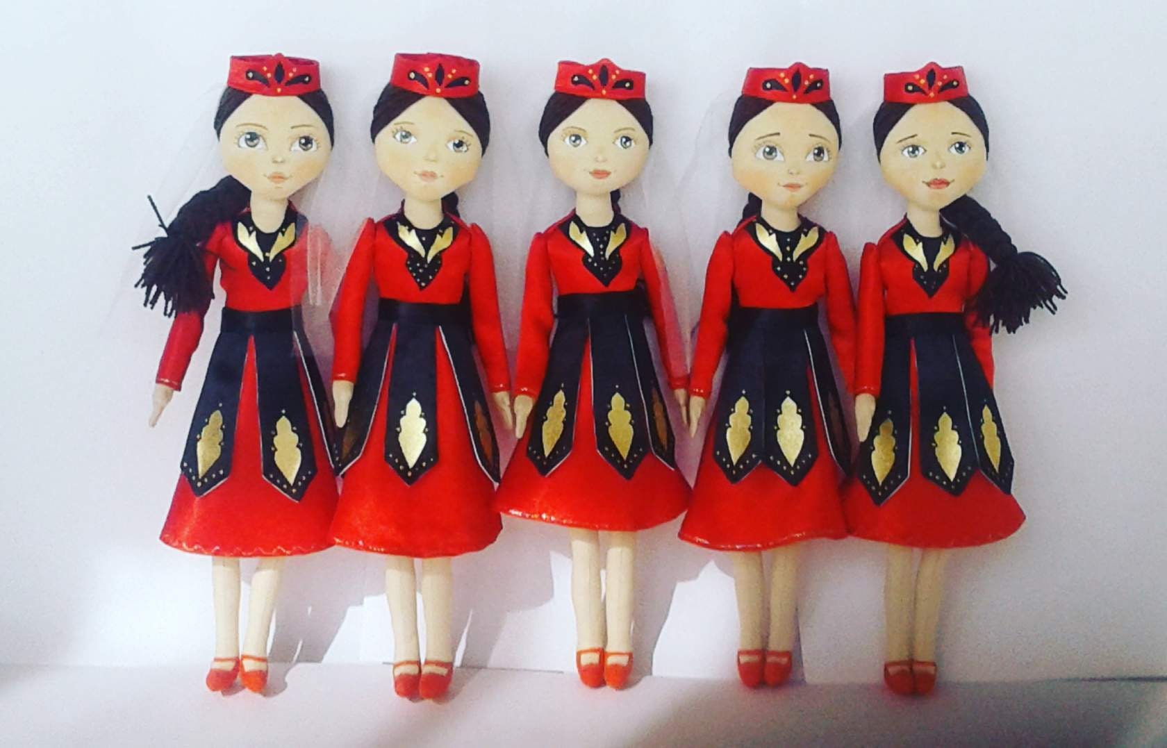 couple de poupées folkloriques anciennes - Grèce | Kaufen auf