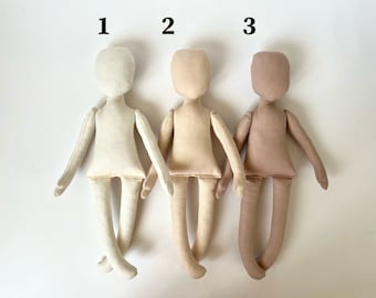 Doll blank 28 cm 11 inches rag doll body