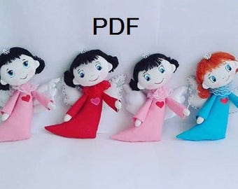 PDF Fairy angel doll pattern