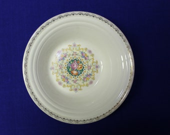 8" Round Vegetable Bowl Melody (Smooth,Gold Dots On Rim) by SEBRING