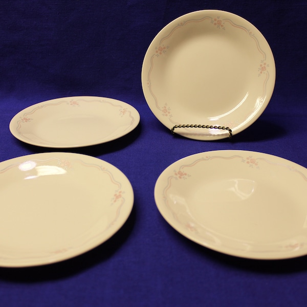 Set of 4 Bread and Butter Plates in English Breakfast by Corelle Corning