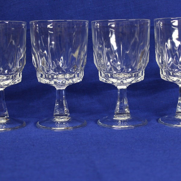 Set of 4 Arcoroc Artic Water Goblets