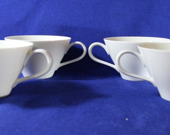 Set of 4 Angela White Cups in Cook N Serve by NORITAKE