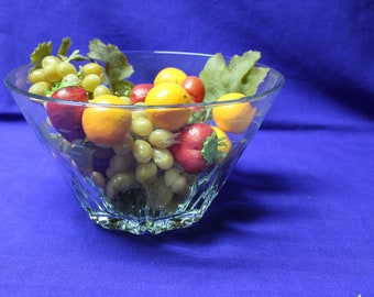 Princess House Crystal Punch Bowl and 10 Glasses With Heritage - Etsy