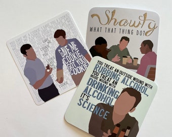 New Girl Sticker Pack buy 3 get one for free (3x3 glossy)
