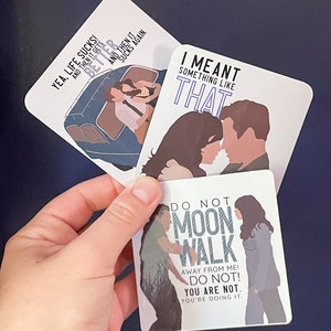 New Girl Sticker Pack Nick Miller and Jessica Day Quotes (3x3 glossy) Plus a FREE exclusive sticker!!