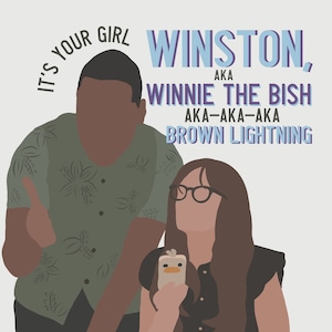 8x8 New Girl Illustration Print (options)