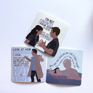New Girl Sticker Pack Nick Miller Quotes (3x3 glossy) Plus a FREE exclusive sticker!!