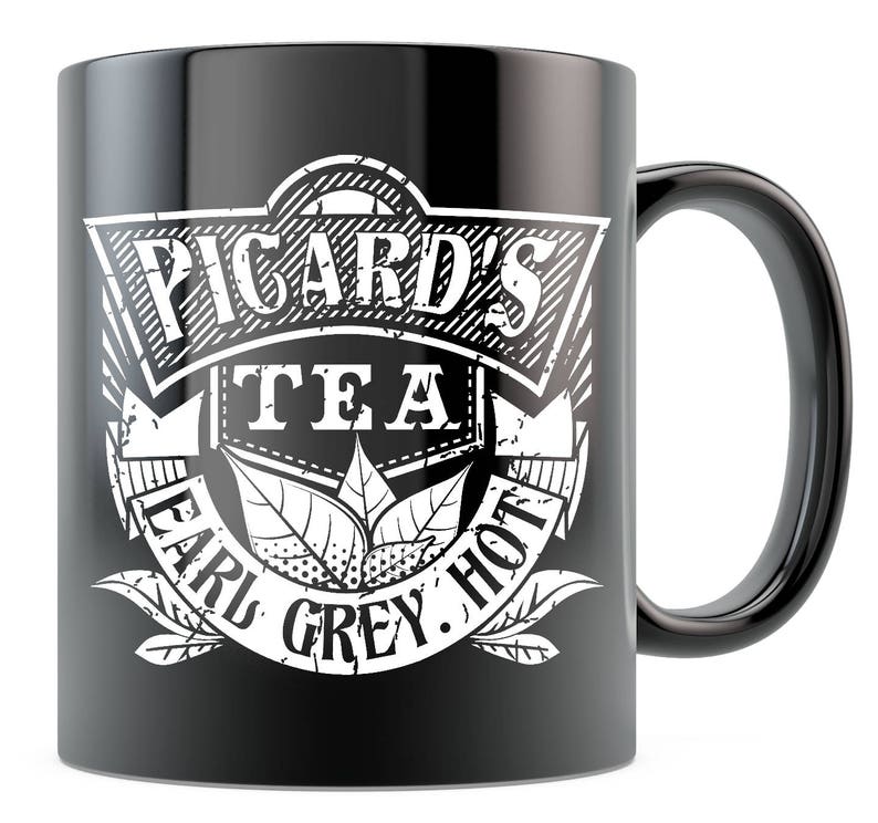 Star Trek Mug Picard Mug Tea Earl Grey Hot Star Trek Mug Etsy