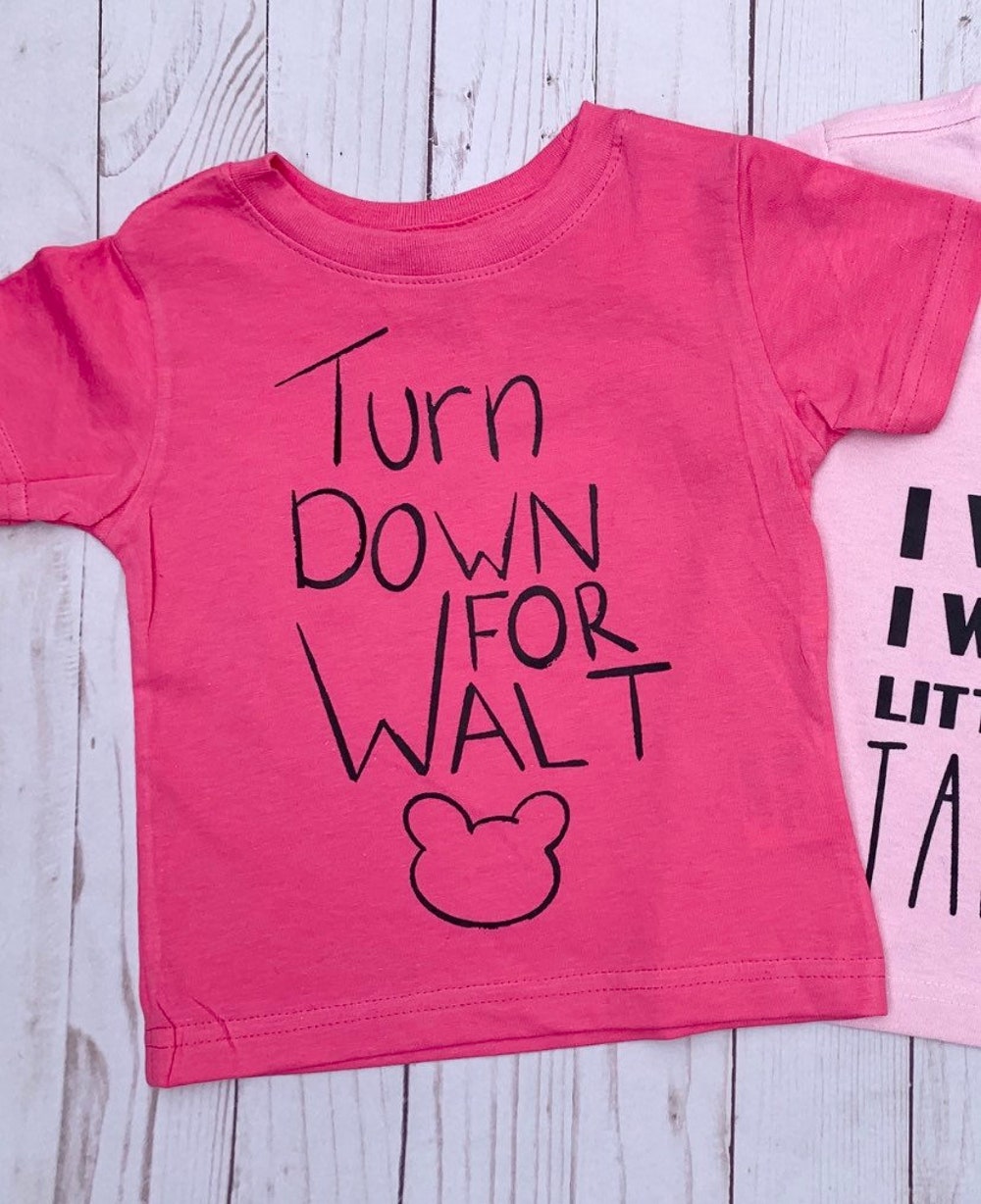 Snorider Design Turn Down For Walt / Walt Disney / Disney Tshirt / Youth Disney Shirt / Funny Disney Shirt / Disney Vacation / Disney World / Disney Family