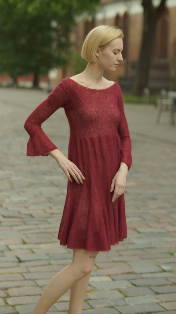 red dress as wedding guest