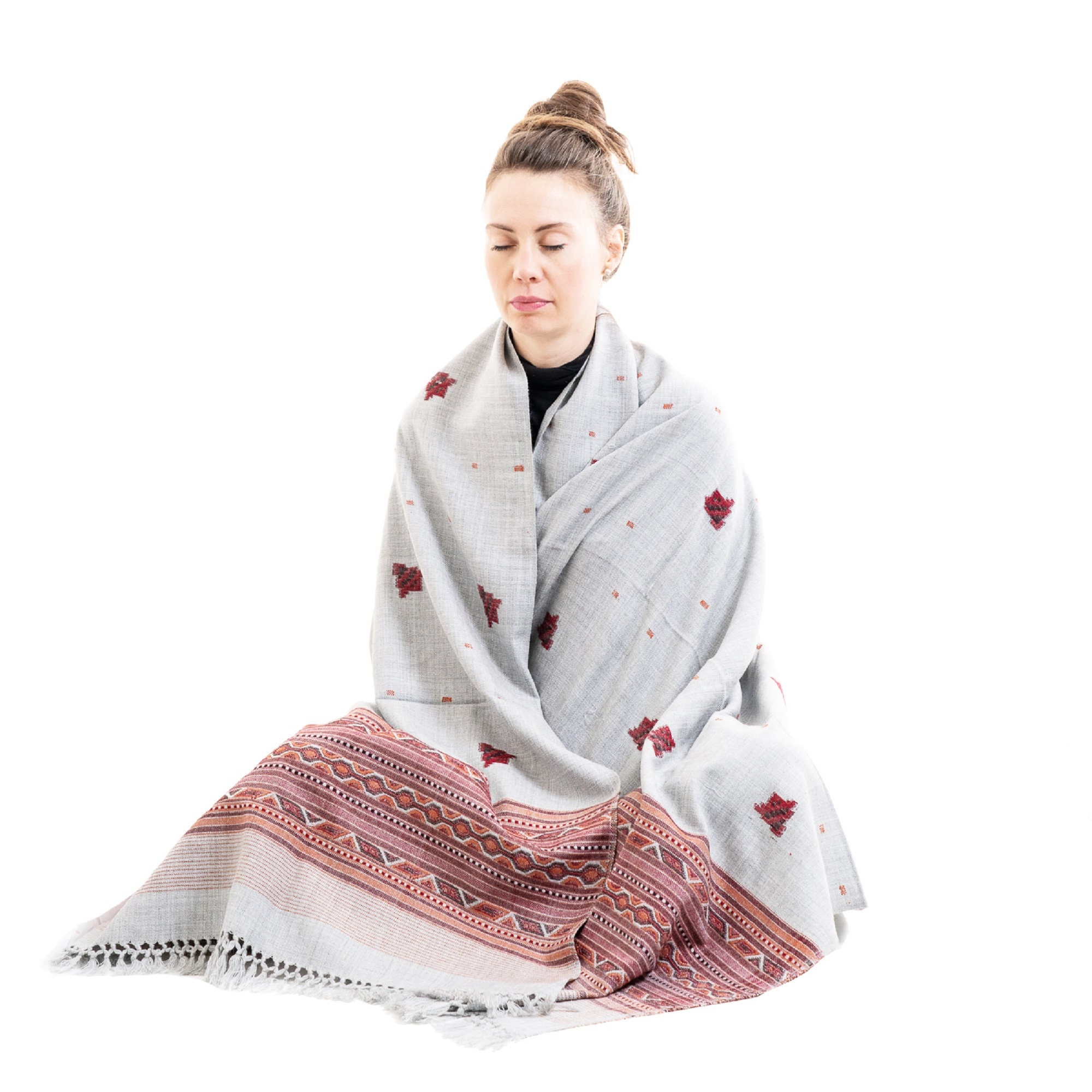 Meditation Shawl or Meditation Blanket Wool Shawl/Wrap Etsy
