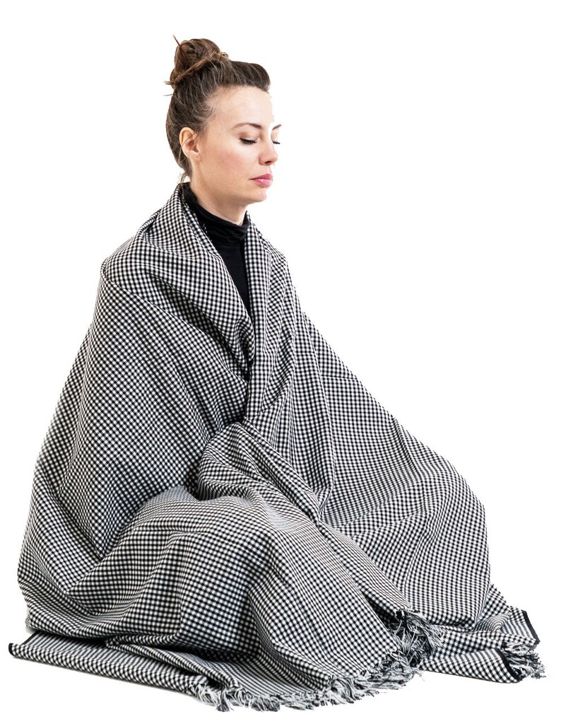 Meditation or Prayer Shawl Buddha Blanket Oversize Scarf or Etsy