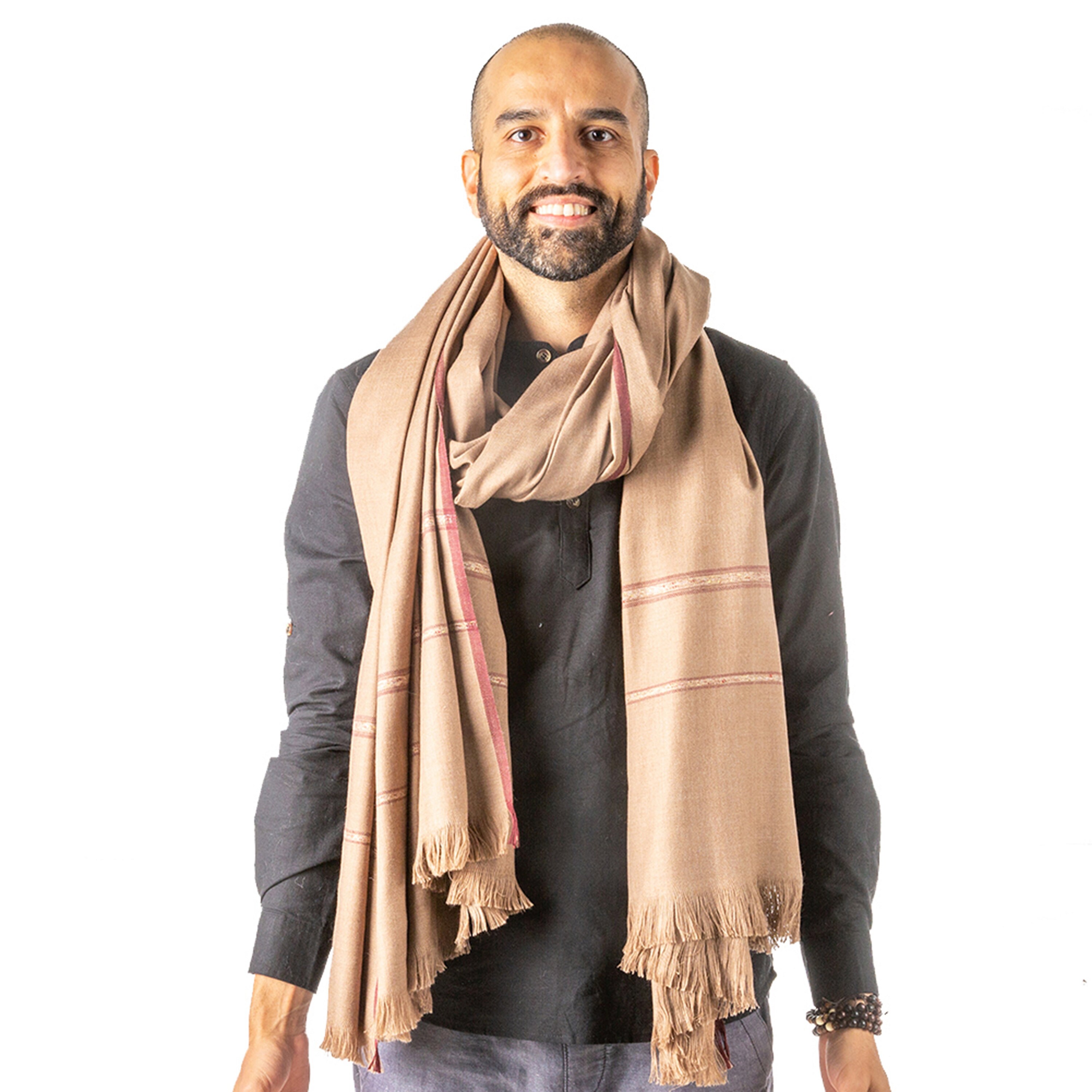 wool meditation shawl