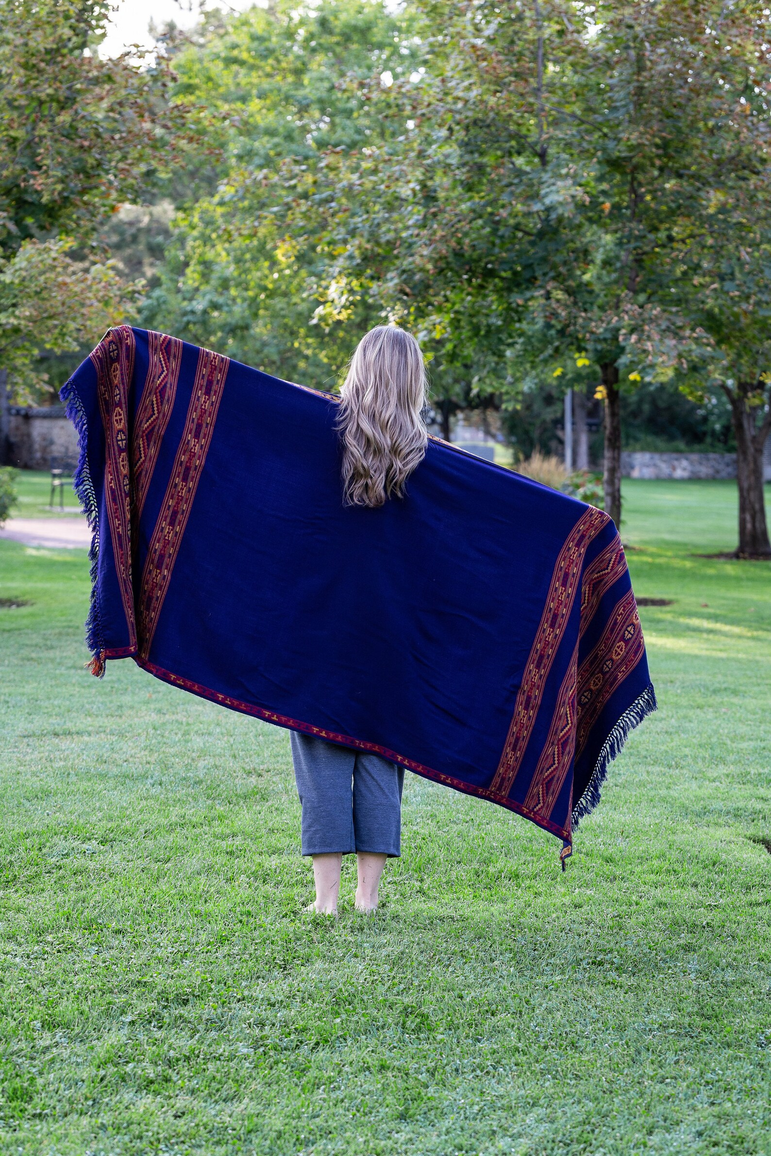 Meditation Shawl or Meditation Blanket Wool Shawl/wrap Etsy