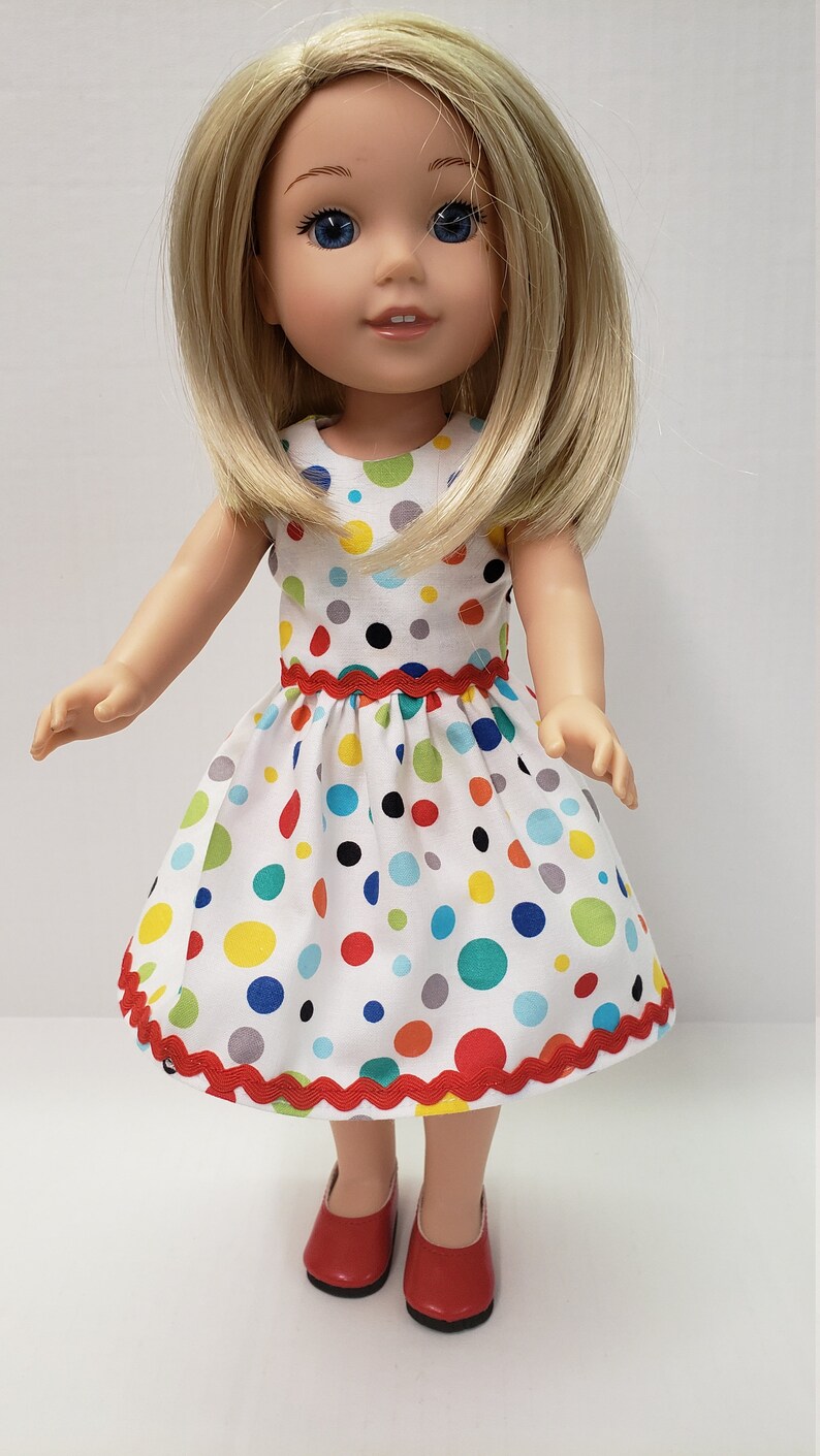 15 inch dolls dress. Made to fit dolls like Wellie Wisher Etsy