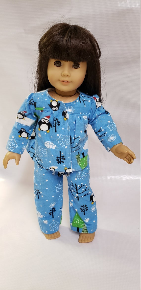 18 inch Doll Christmas Pajamas to fit American Girl doll 18 Etsy