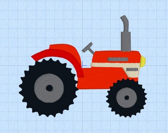 Stickdatei Traktor (fertige Größe 138,1mmx 110,9mm) Modell IHC 423