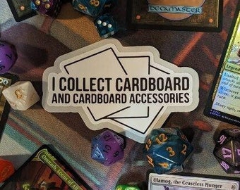Cardboard Collector Sticker - Etsy