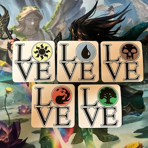 Mana Love Sticker (3&quot; Square)