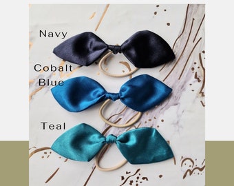 Satin Hair Bow Bobble | Girls' Hair Tie