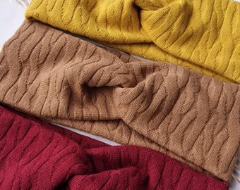 Twist Cotton Blend Headband | Women's Ear Warmer Turban