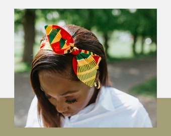 Ankara Bow Headband | Handmade African Print Fabric Hair Accessory