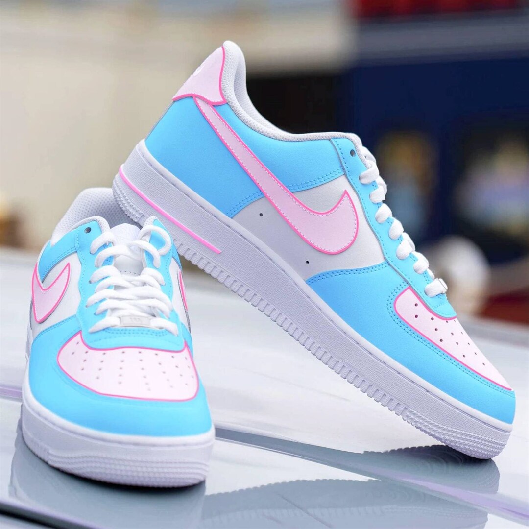 air force 1 arctic pink racer blue