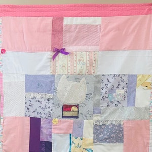 Cat lover quilt wall hanging