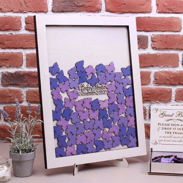 Butterfly Guest Book Etsy