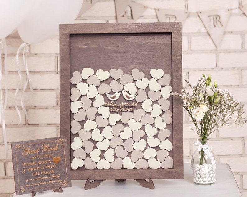 Custom Wedding Guest Book Rustic Wedding Guest Book Etsy