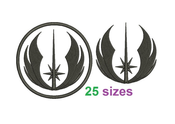Download Jedi Alliance Order Star Wars Logo Symbols Embroidery Design Etsy SVG Cut Files