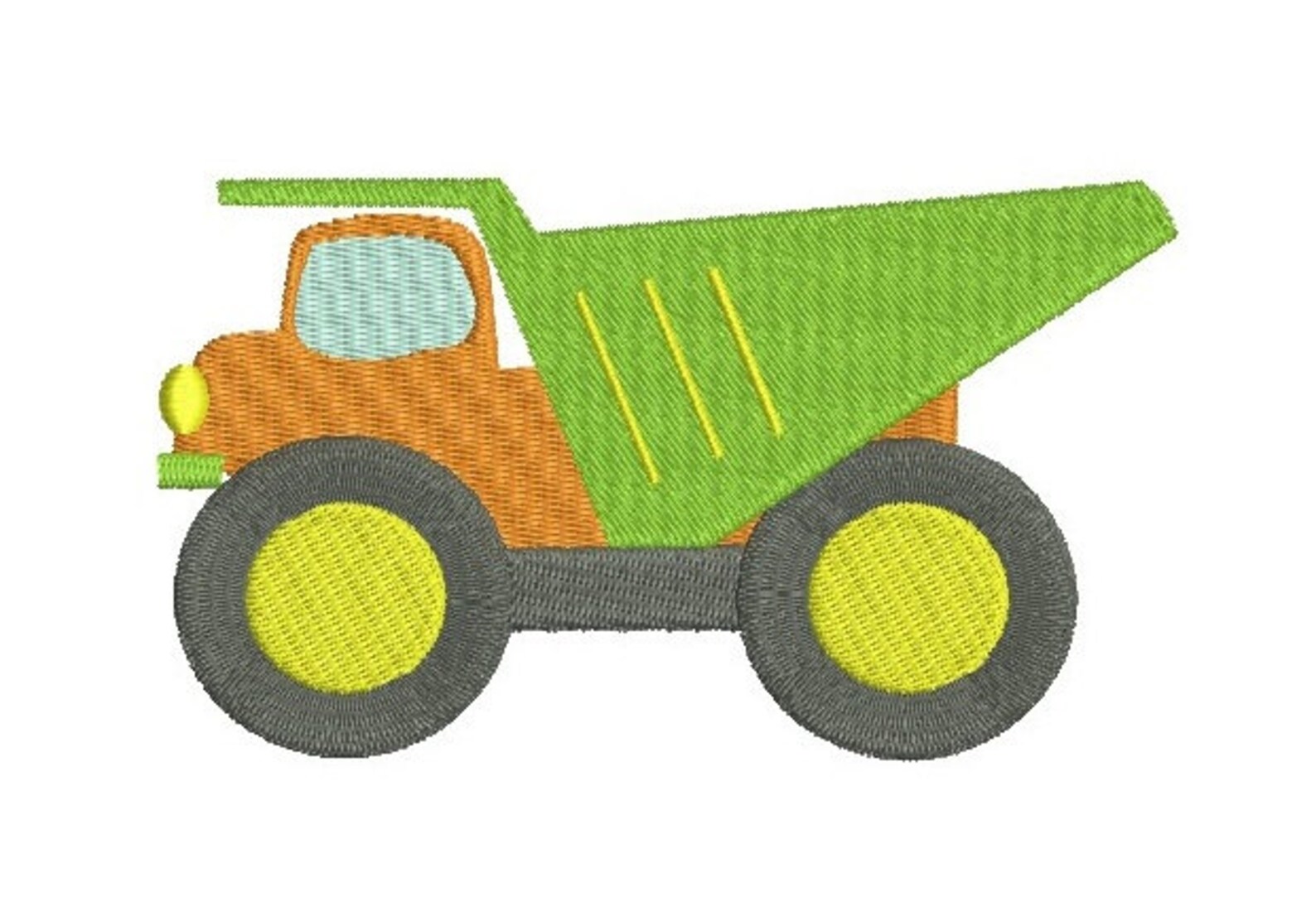Dump Truck EMBROIDERY Design Construction Fill Design Machine Etsy