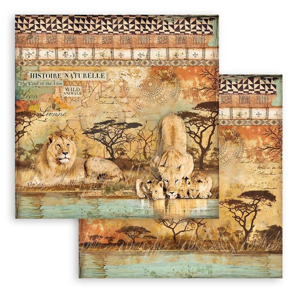 Stamperia Scrapbooking Paper Set - Savana – The Craft's Ark